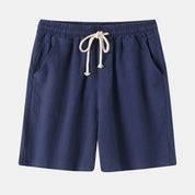 Bermuda de Linho Masculina Azul Saint James