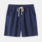 Bermuda de Linho Masculina Azul Saint James