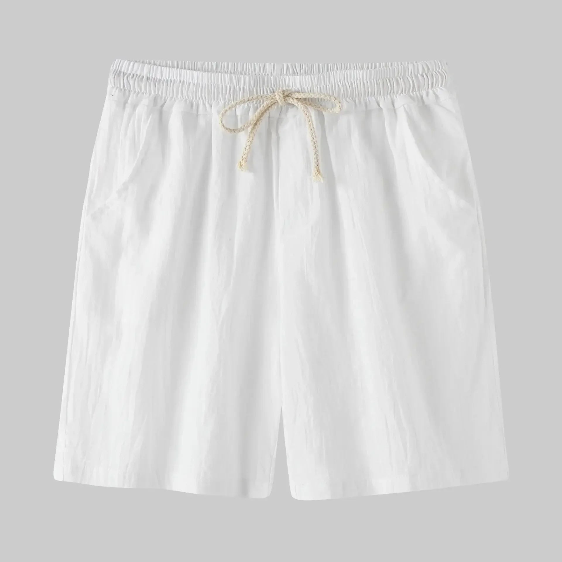 Bermuda de Linho Masculina Branco Saint James