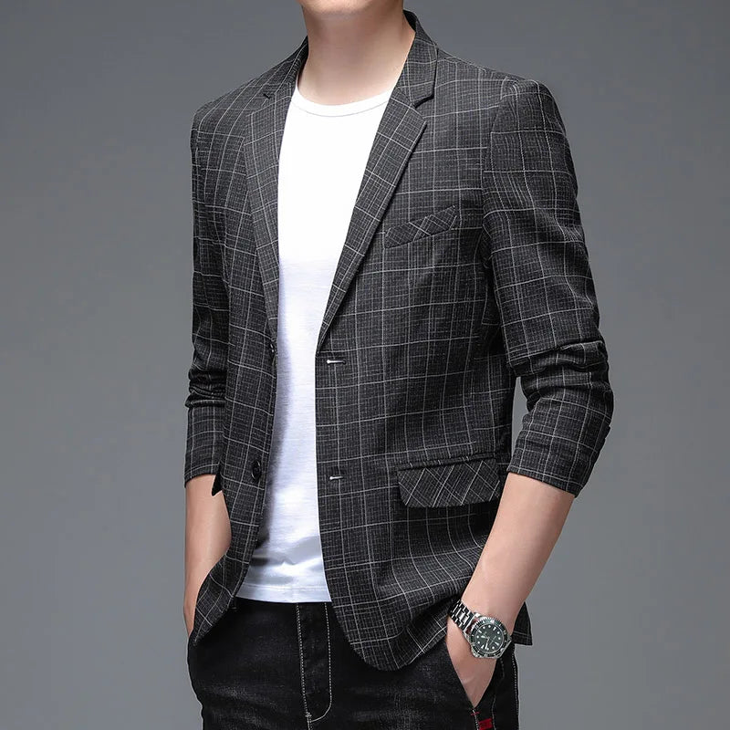 Blazer Masculino Cinza Esporte Fino Saint James