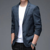 Blazer Masculino Azul Esporte Fino Saint James