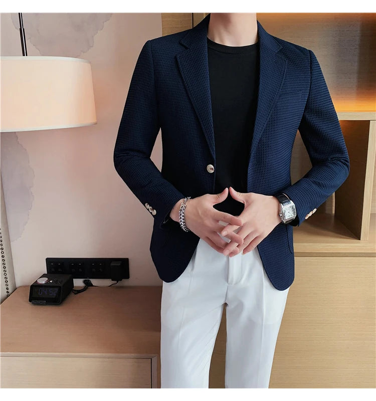 Blazer Masculino Noble Azul Marinho Saint James