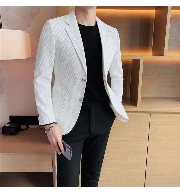 Blazer Masculino Noble Branco Saint James