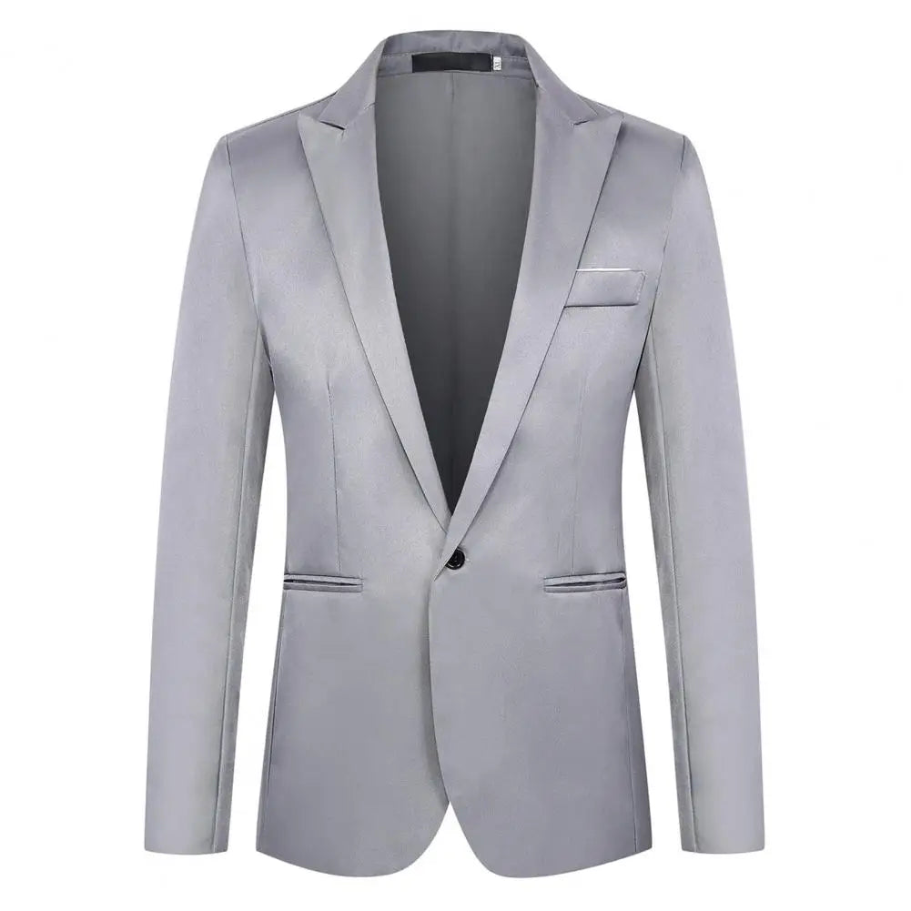 Blazer Masculino Cinza Slim Saint James