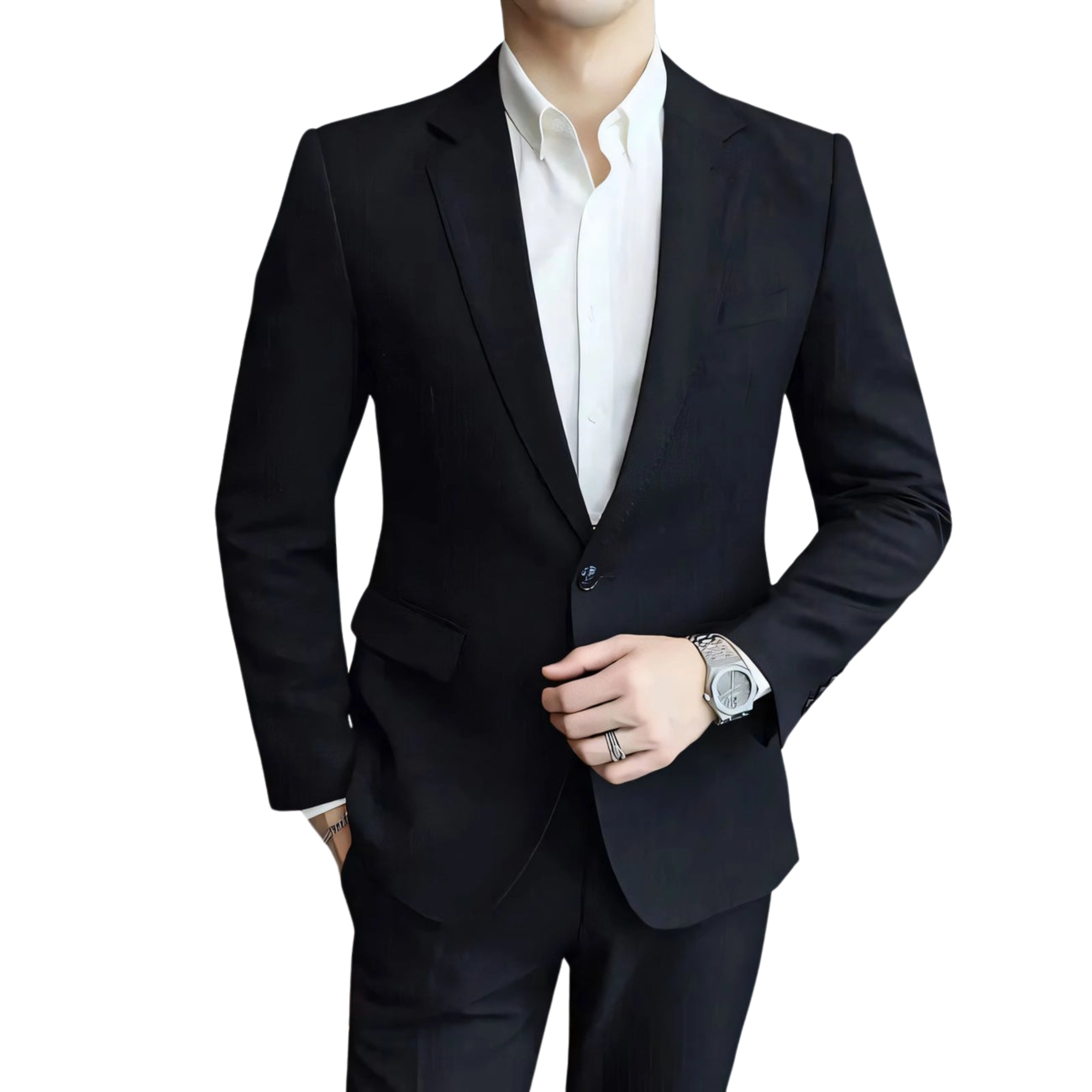 Blazer Masculino Preto Vergast  Saint James