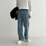 Calça Jeans Relaxed Fit Azul Claro