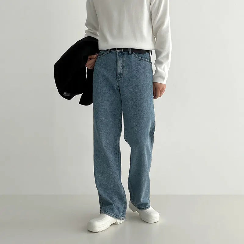 Calça Jeans Relaxed Fit Azul Claro