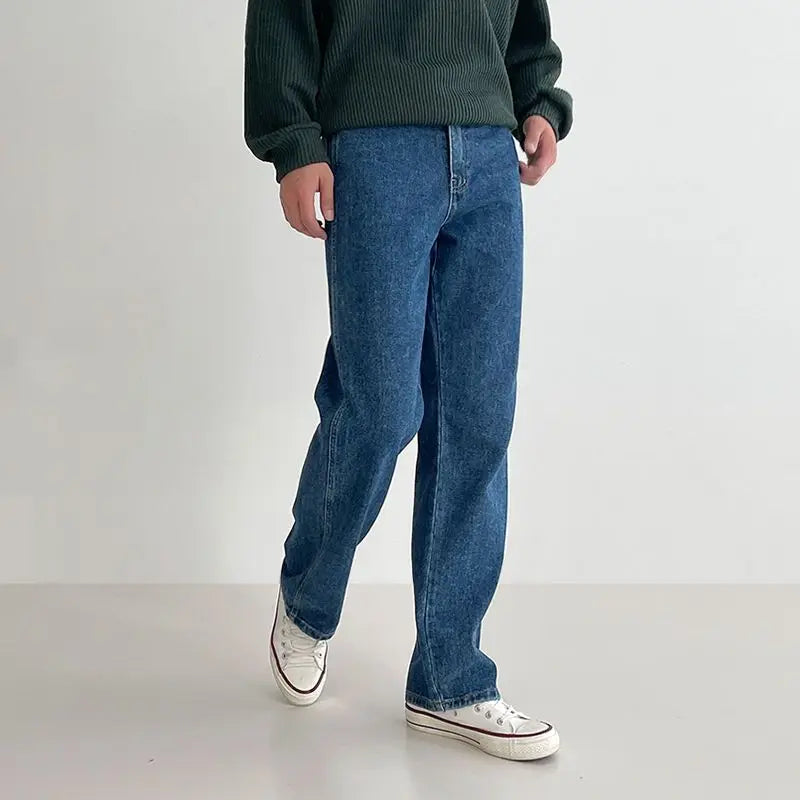 Calça Jeans Relaxed Fit Azul Escuro
