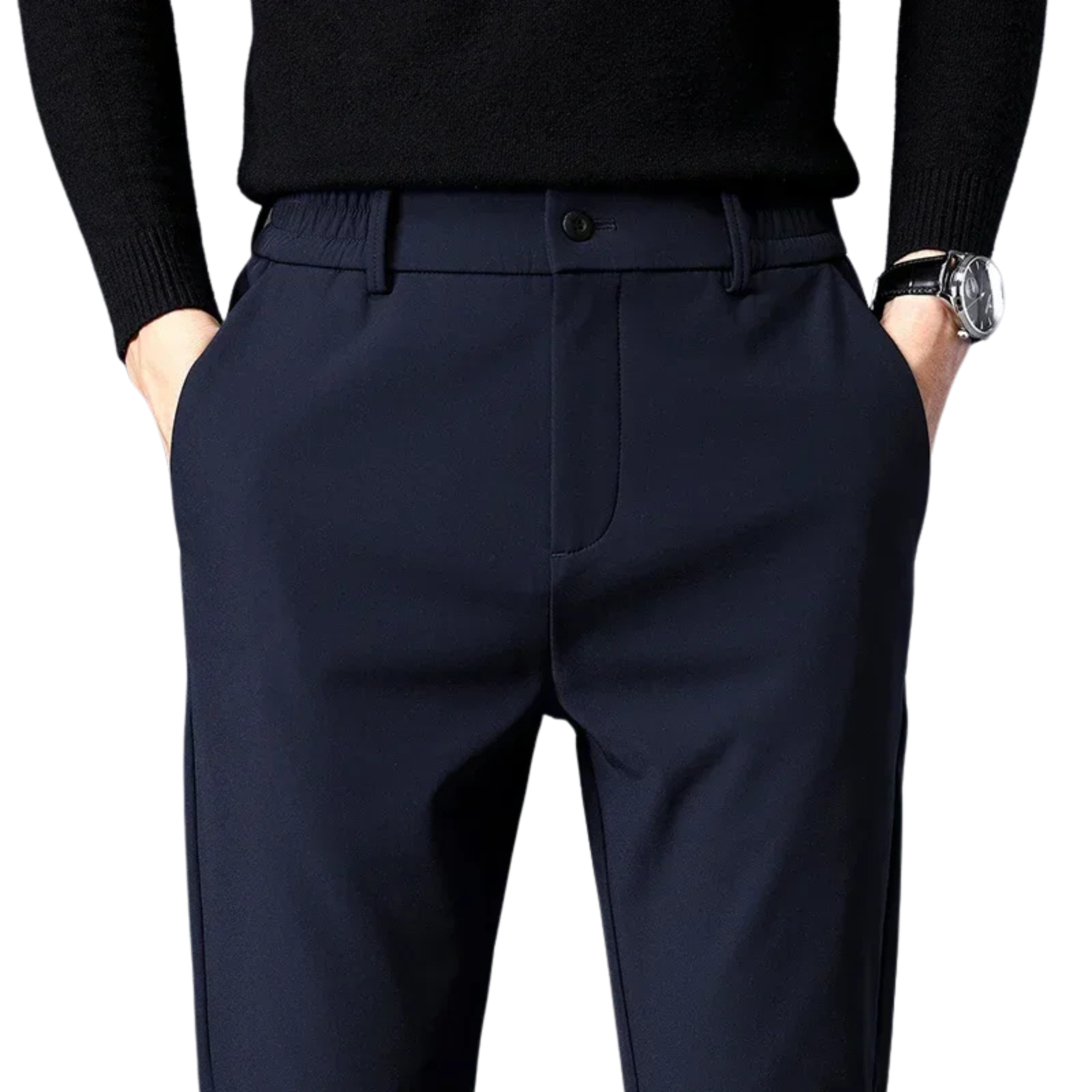 Calça Social Slim Masculina Saint James Azul Marinho