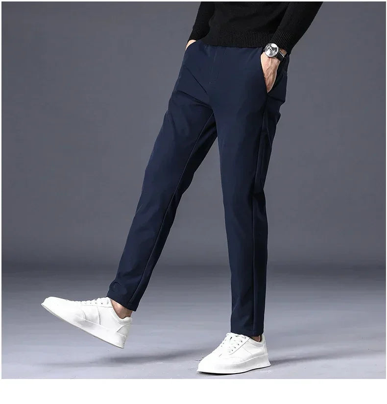 Calça Social Slim Masculina Saint James Azul Marinho