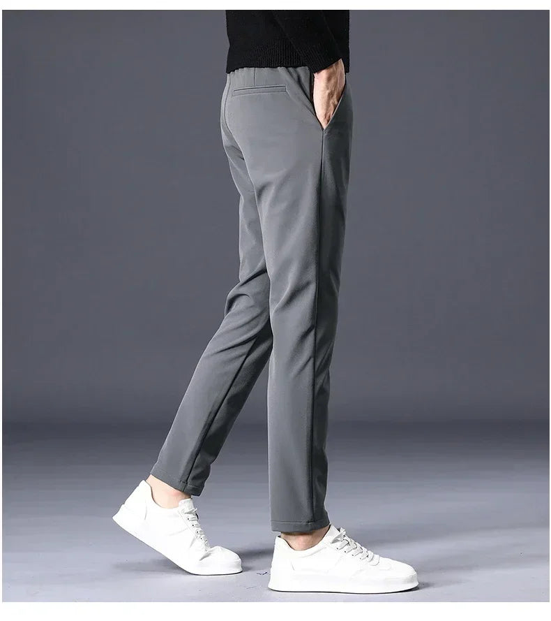 Calça Social Slim Masculina Saint James Cinza