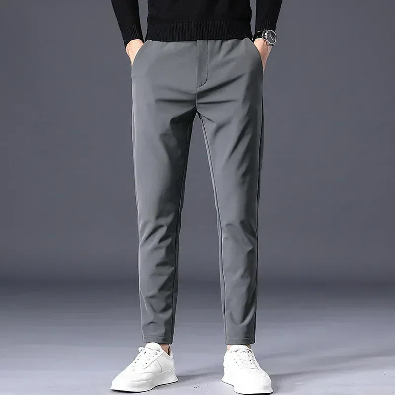 Calça Social Slim Masculina Saint James Cinza