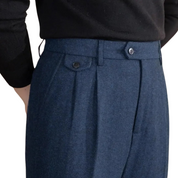 Calça de Alfaiataria Masculina Saint James Azul 