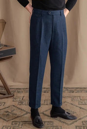 Calça de Alfaiataria Masculina Saint James Azul