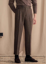 Calça de Alfaiataria Masculina Saint James Café