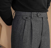 Calça de Alfaiataria Masculina Saint James Cinza