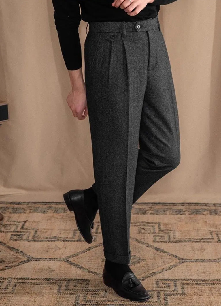 Calça de Alfaiataria Masculina Saint James Cinza