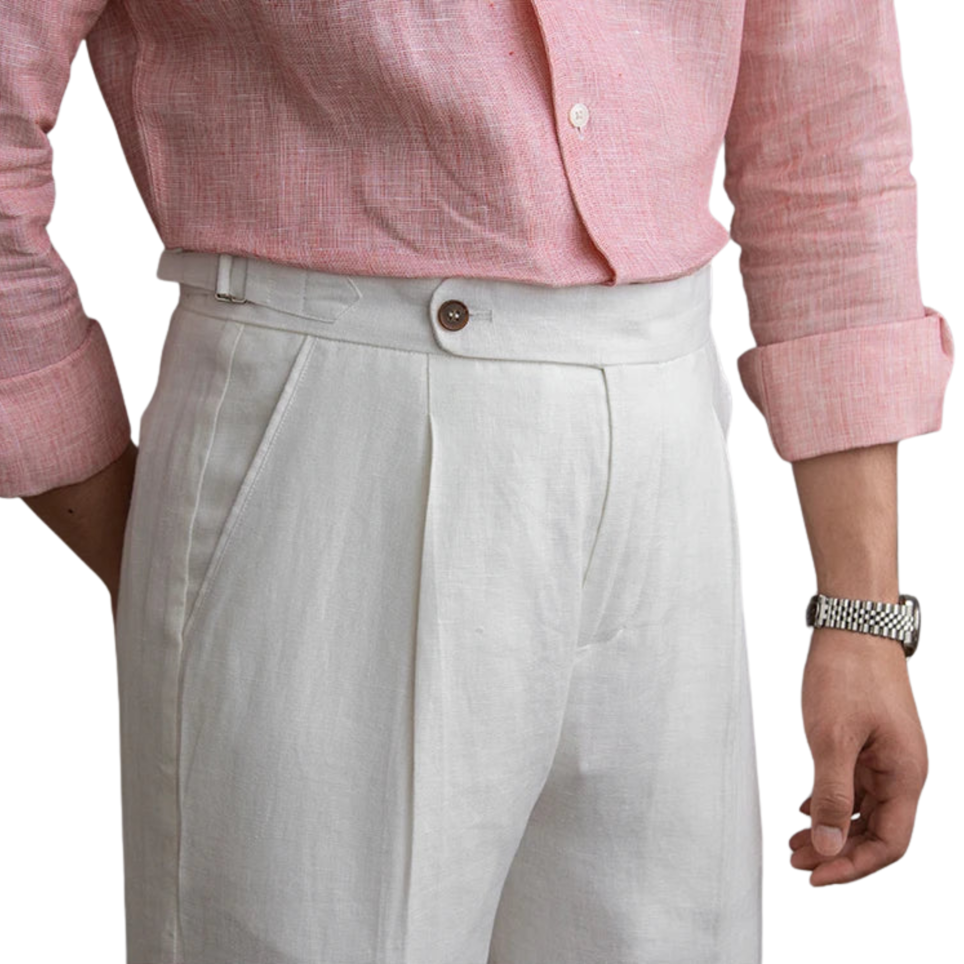 Calça de Linho Masculina Saint James