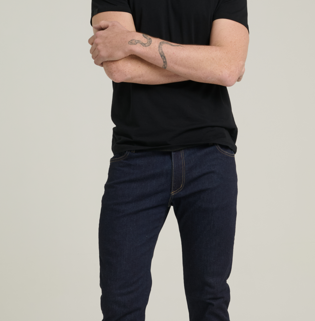 Calça Jeans Preta Masculina Saint James