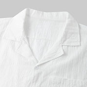 Camisa Puro Linho Branco Masculina Saint James