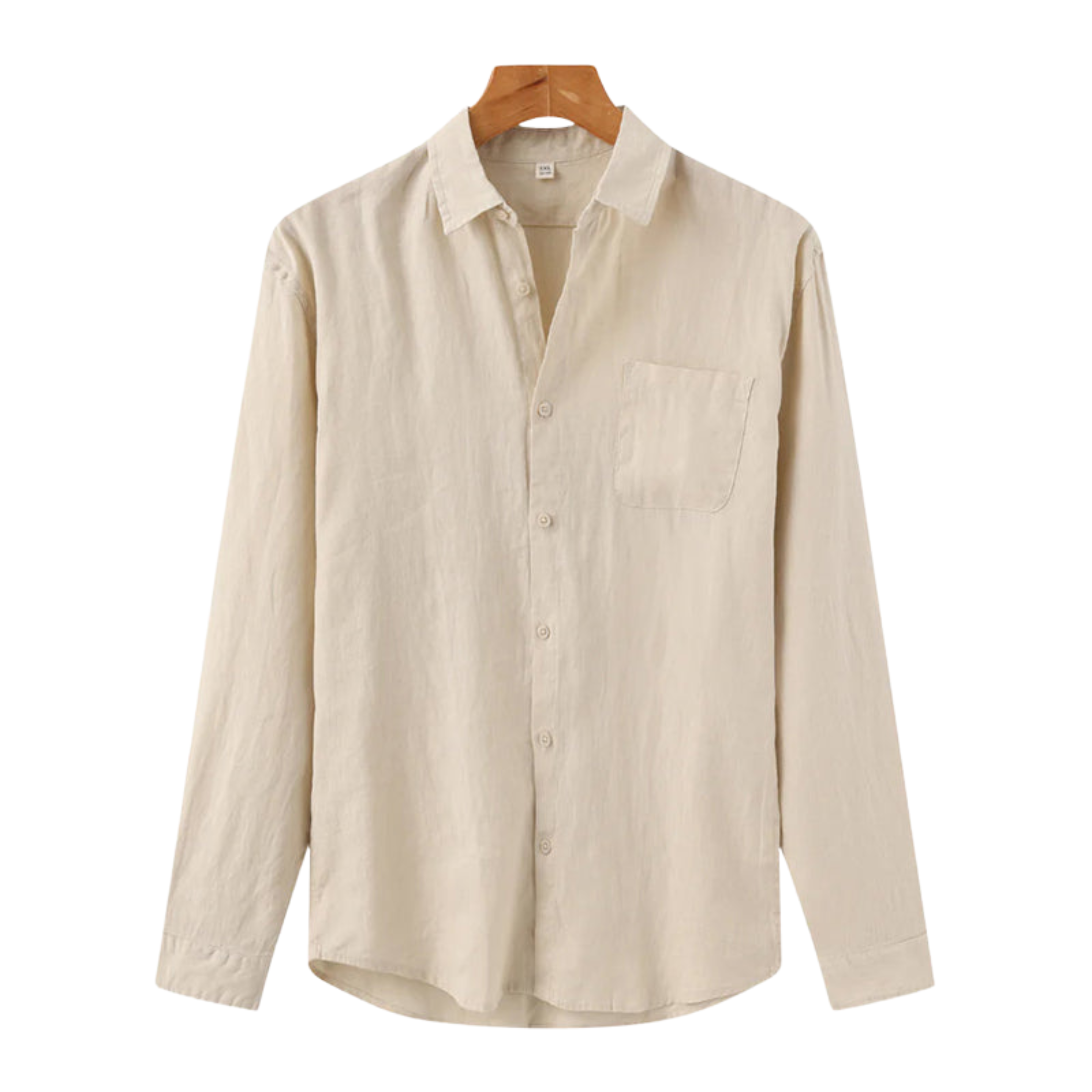Camisa Puro Linho Bege Saint James Masculino