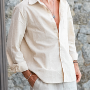 Camisa Longa Puro Linho Masculina Saint James