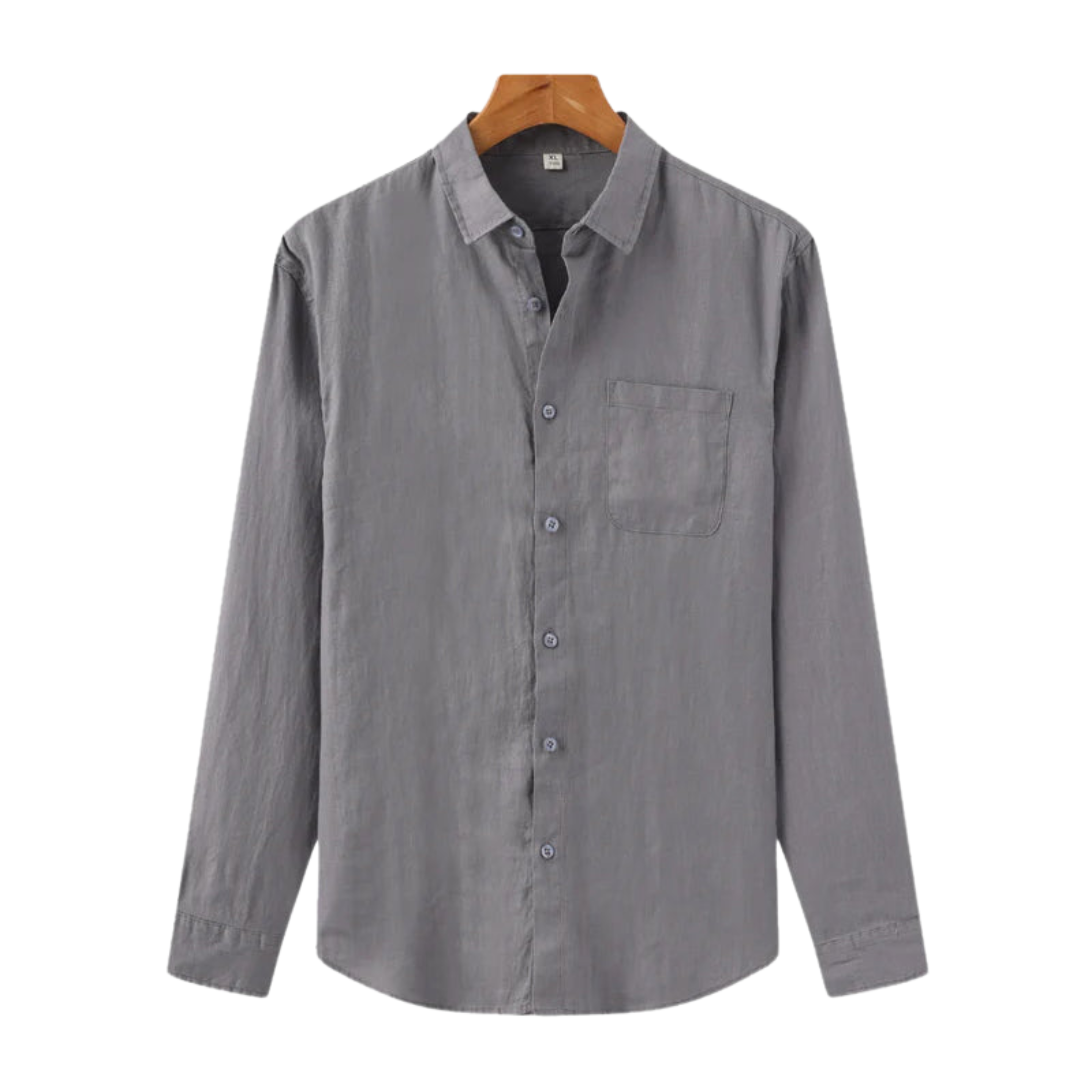 Camisa Puro Linho Cinza Saint James Masculino