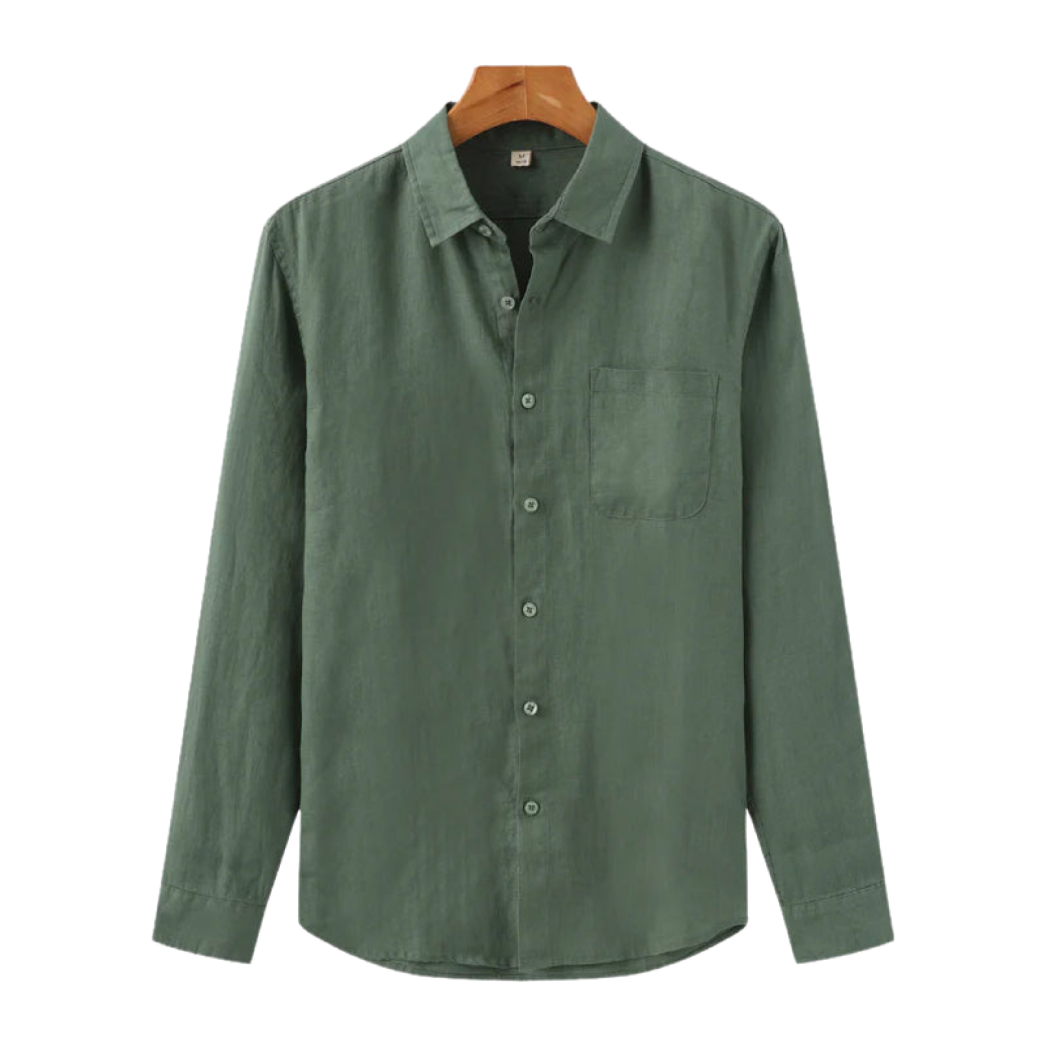 Camisa Puro Linho Verde Saint James Masculino