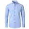 Camisa Social Masculina Lisa Anti Amassado Saint James Azul Claro