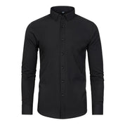 Camisa Social Masculina Lisa Anti Amassado Saint James Preto