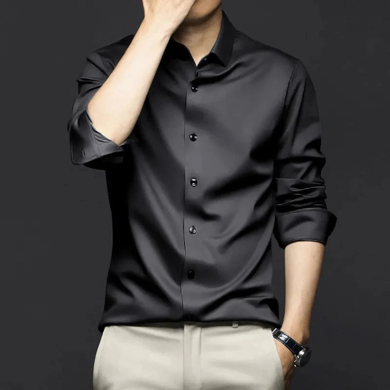 Camisa Social Masculina Saint James Preto