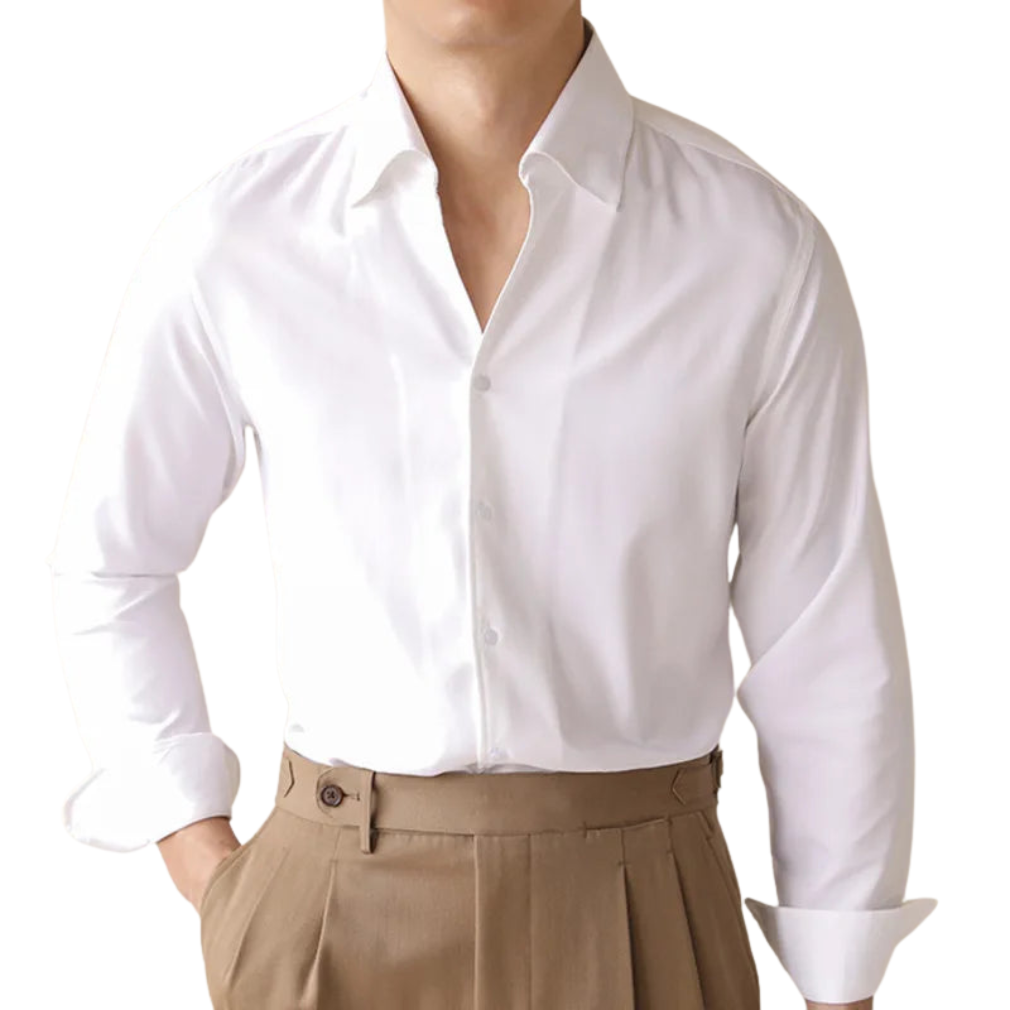 Camisa Social Slim Masculina St. James Branco