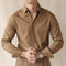 Camisa Social Slim Masculina St. James Marrom