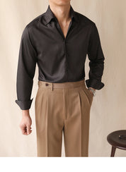 Camisa Social Slim Masculina St. James Preto