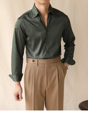 Camisa Social Slim Masculina St. James Verde