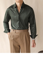 Camisa Social Slim Masculina St. James Verde