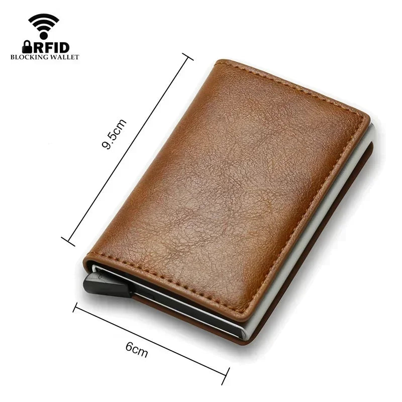 Carteira Masculina Antifurto Caramelo Saint James