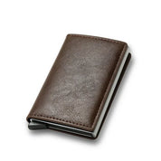 Carteira Masculina Antifurto Marrom Saint James