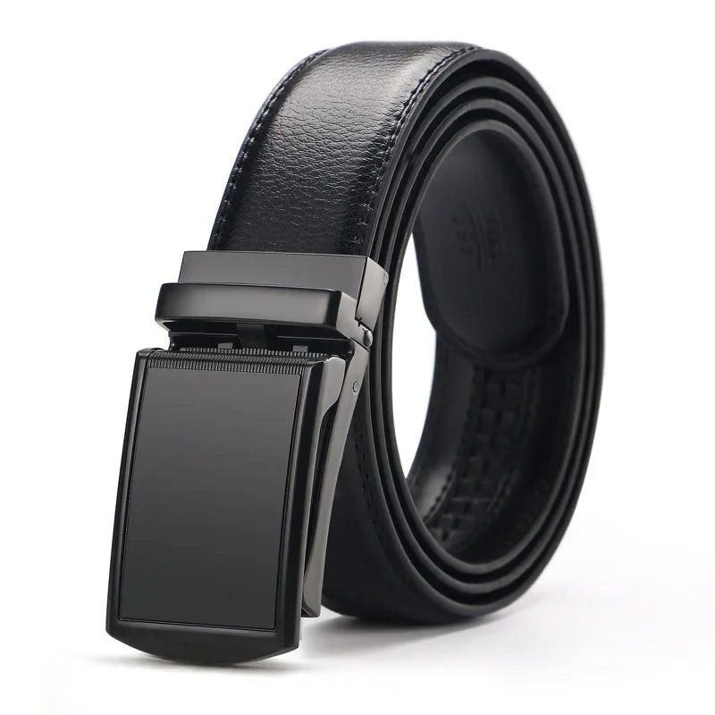 Cinto Elegante Masculino Couro Saint James Preto