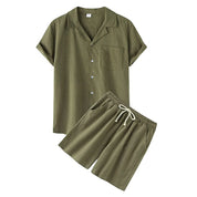 Conjunto Praia Puro Linho Masculino Saint James