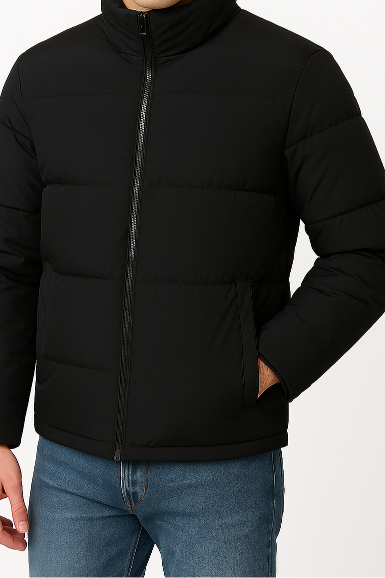 Jaqueta Bobojaco Preta  para Inverno Masculina Saint James 1