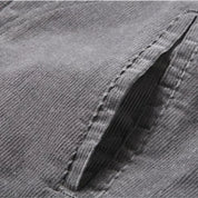  Jaqueta Masculina Cinza de Veludo com Interior Forrado Saint James 