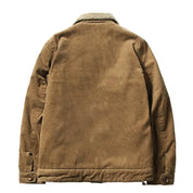Jaqueta Masculina Marrom de Veludo com Interior Forrado Saint James 