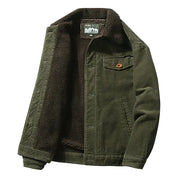  Jaqueta Masculina Verde de Veludo com Interior Forrado Saint James 