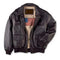 Jaqueta Masculina de Couro Genuino Forrada Masculina Marrom America
