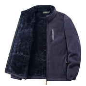 Jaqueta Masculina de Lã Forrada Azul
