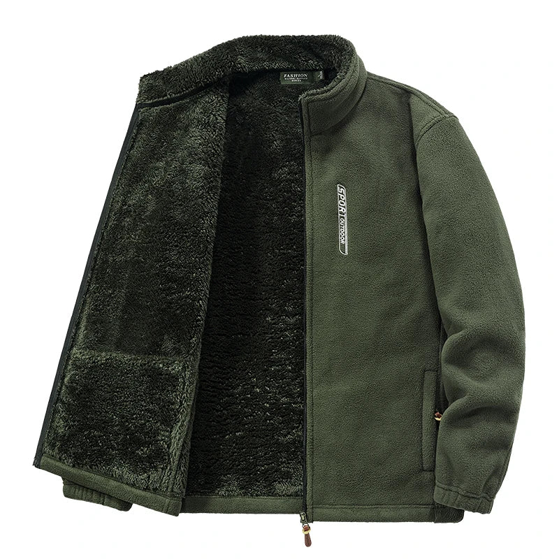 Jaqueta Masculina de Lã Forrada Verde 