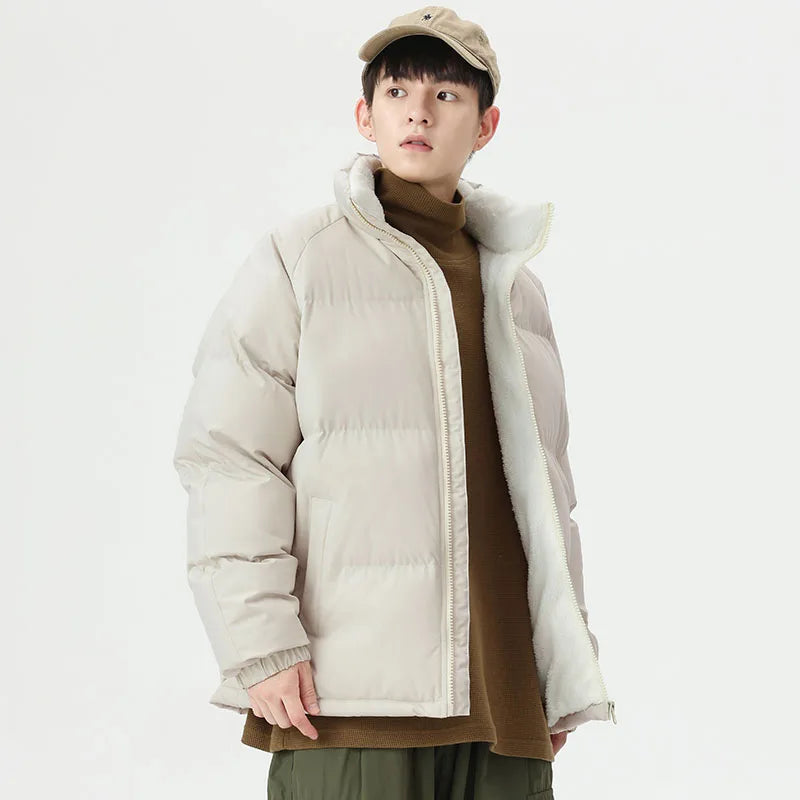 Jaqueta Térmica Puffer Branca Forrada Masculina Urban Plush Saint James 