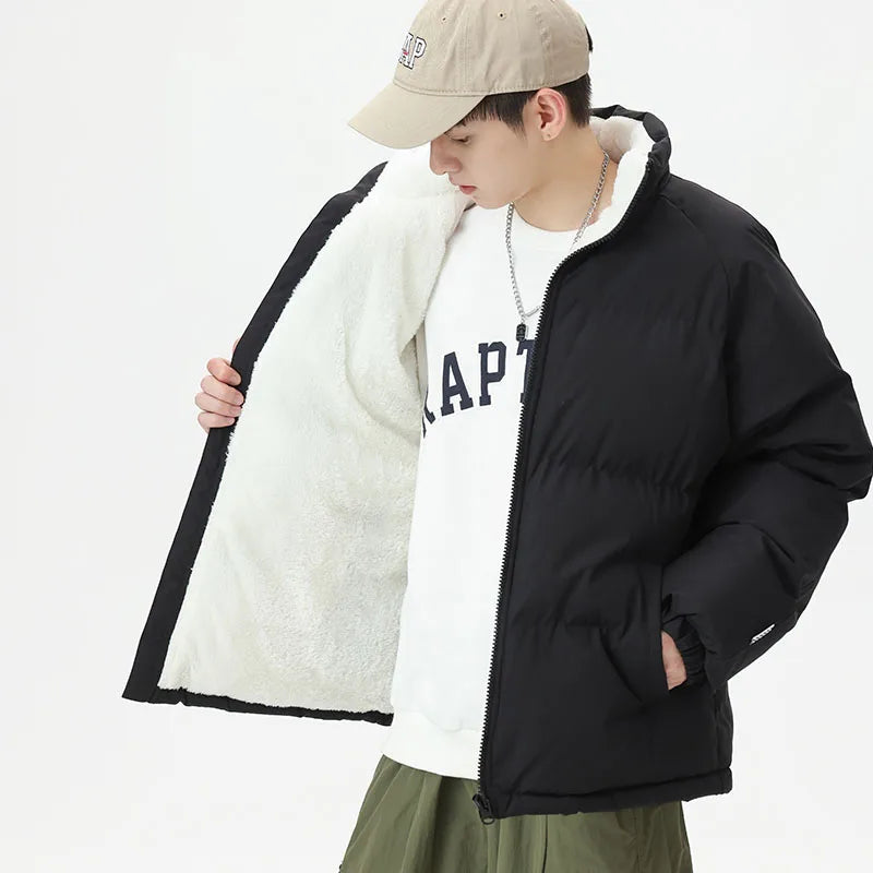 Jaqueta Térmica Puffer Preta Forrada Masculina Urban Plush Saint James 