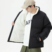 Jaqueta Térmica Puffer Preta Forrada Masculina Urban Plush Saint James 